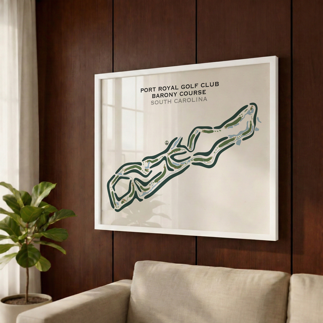 Port Royal Golf Club - Barony Course, South Carolina - Printed Golf Courses