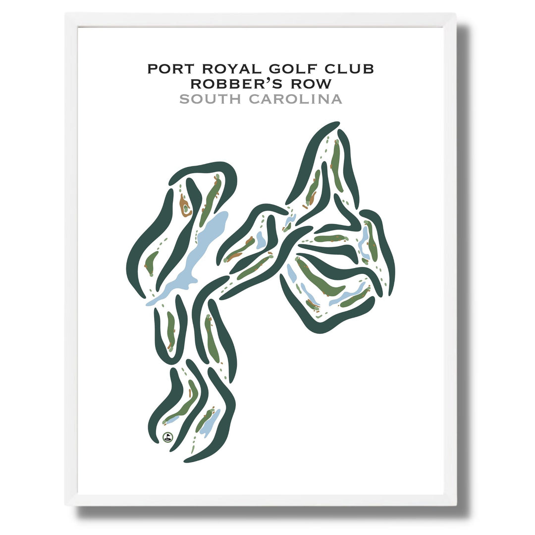 Port Royal Robber's Row, South Carolina - Printed Golf Courses