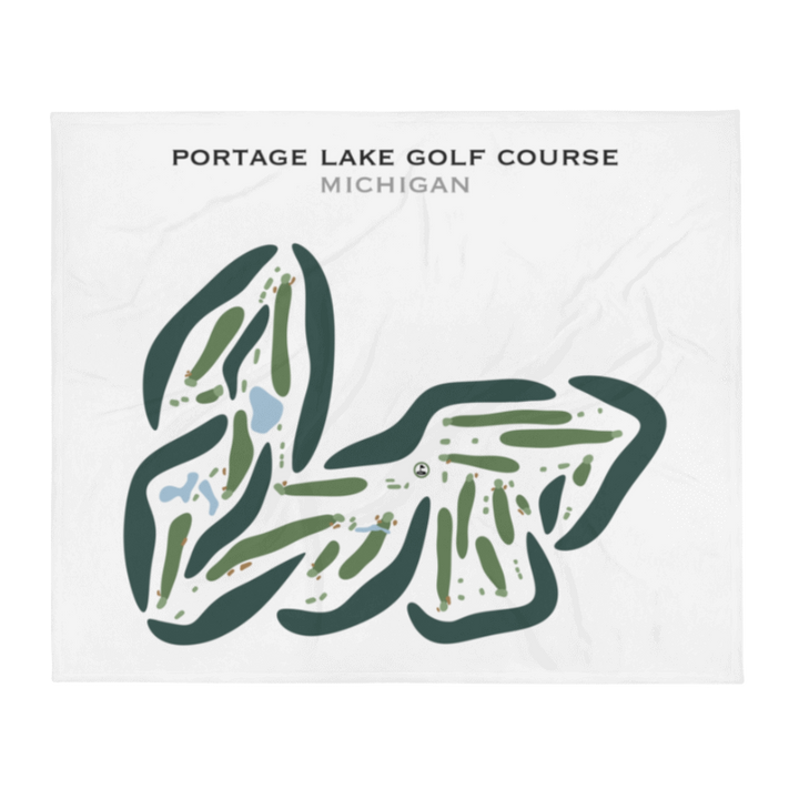 Portage Lake Golf Course, Michigan - Printed Golf Courses