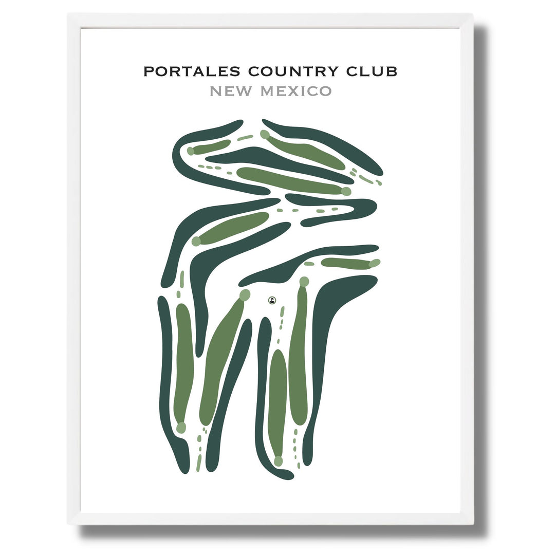 Portales Country Club, New Mexico - Printed Golf Course