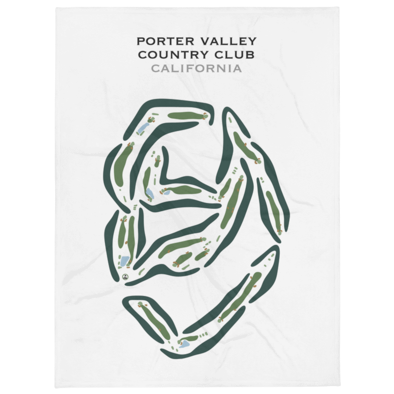 Porter Valley Country Club, California - Printed Golf Courses