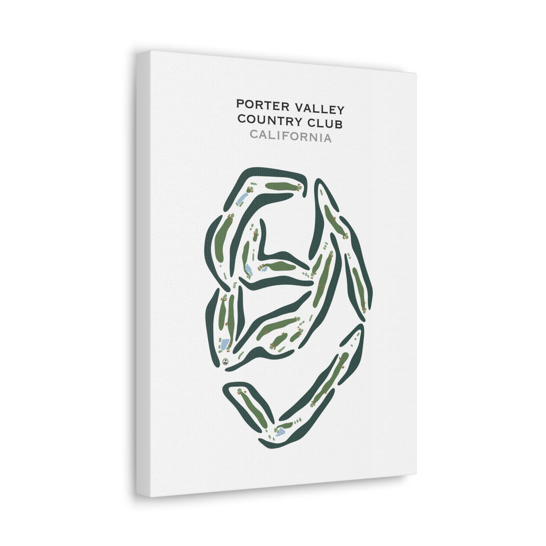 Porter Valley Country Club, California - Printed Golf Courses