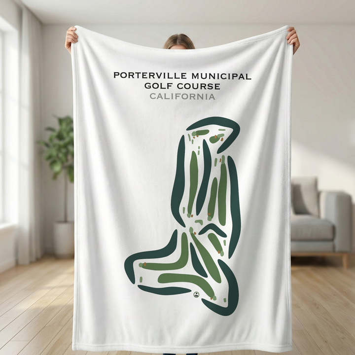 Porterville Municipal Golf Course, California - Printed Golf Courses
