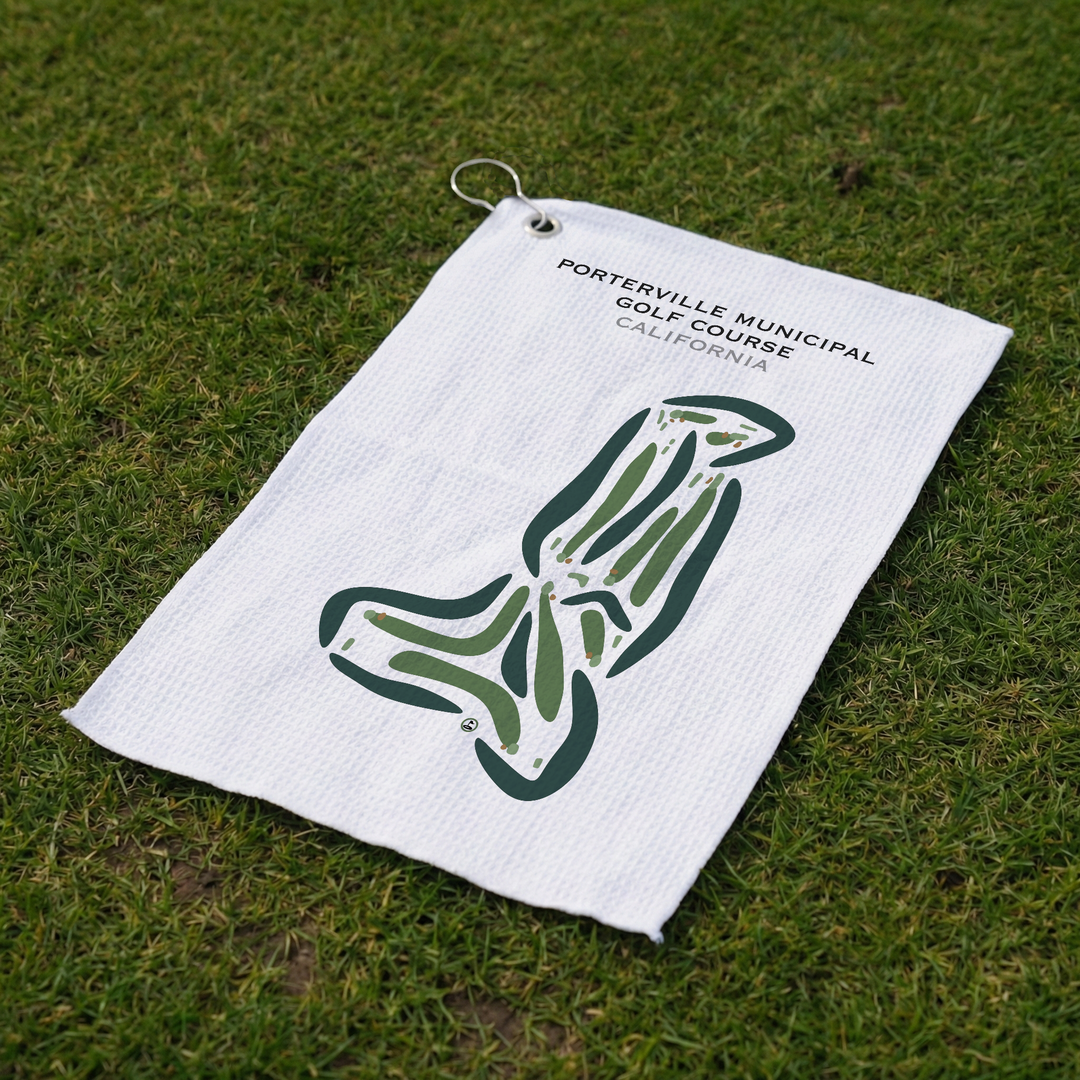 Porterville Municipal Golf Course, California - Printed Golf Courses