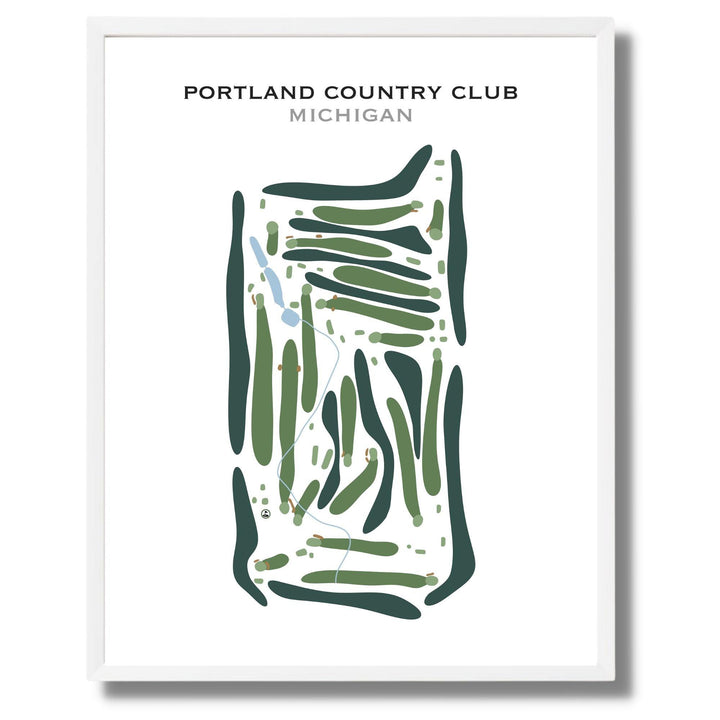 Portland Country Club, Michigan - Golf Course Prints