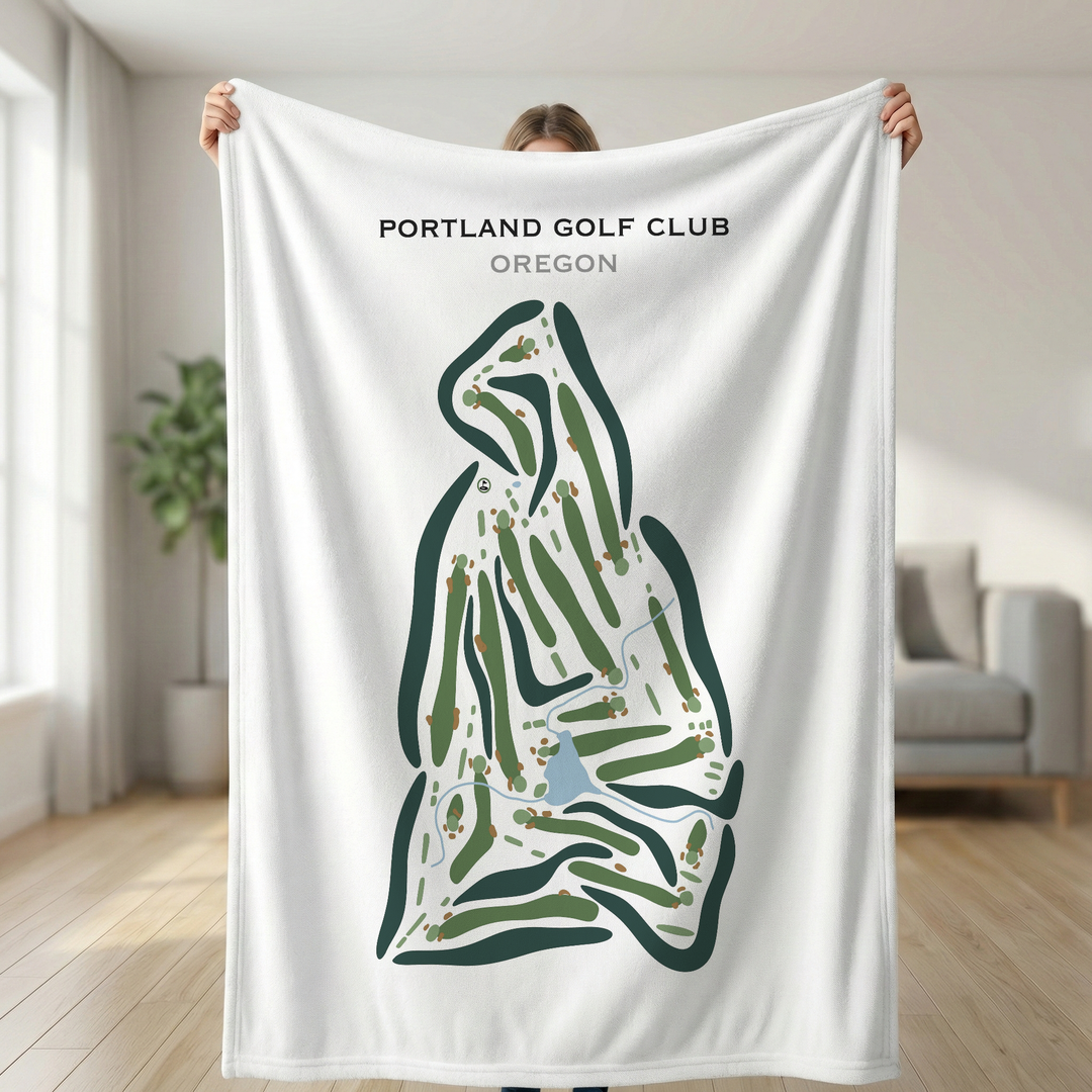 Portland Golf Club, Oregon - Printed Golf Courses