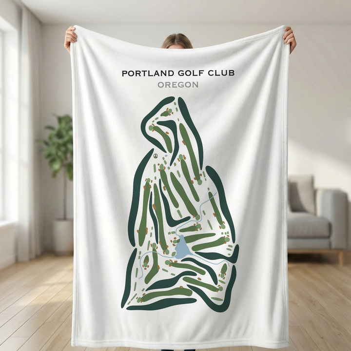 Portland Golf Club, Oregon - Printed Golf Courses