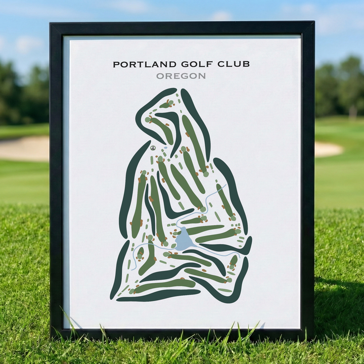 Portland Golf Club, Oregon - Printed Golf Courses