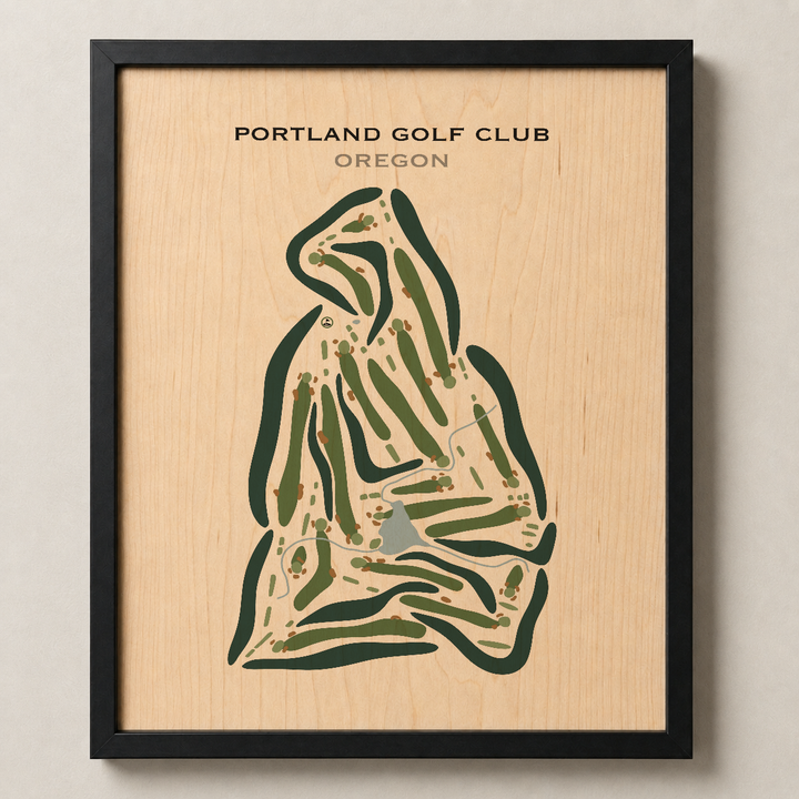Portland Golf Club, Oregon - Printed Golf Courses