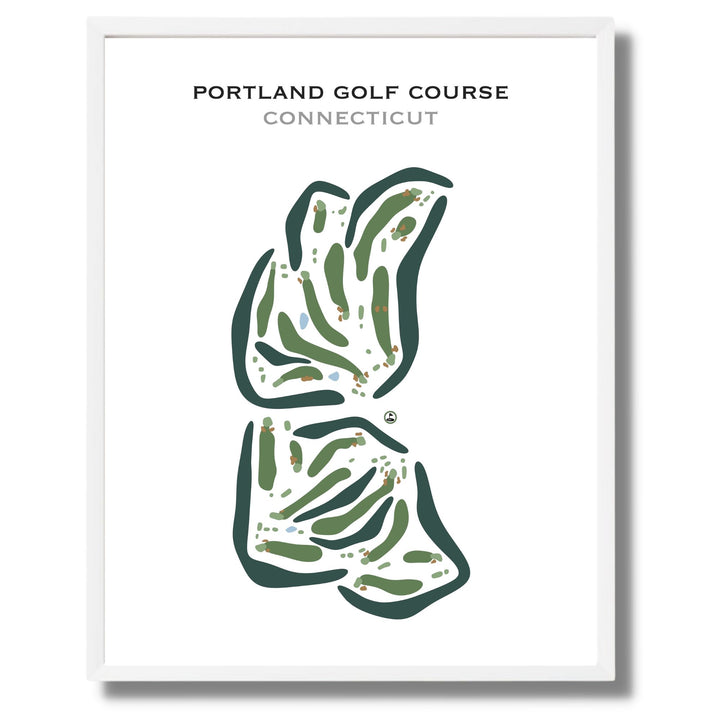 Portland Golf Course, Connecticut - Printed Golf Courses