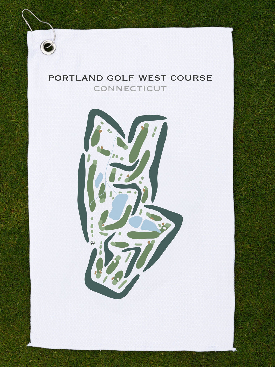 Portland West Golf Course, Connecticut - Printed Golf Courses