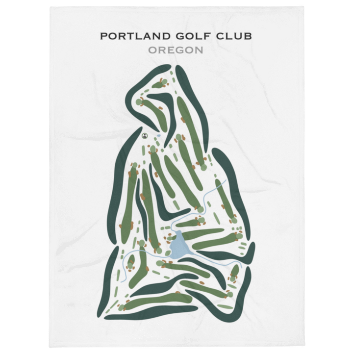 Portland Golf Club, Oregon - Printed Golf Courses