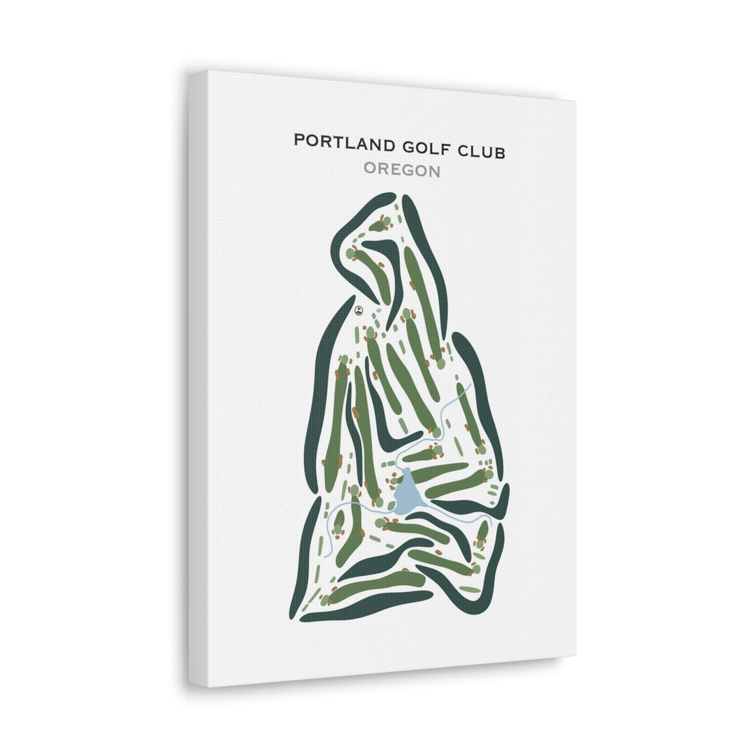 Portland Golf Club, Oregon - Printed Golf Courses