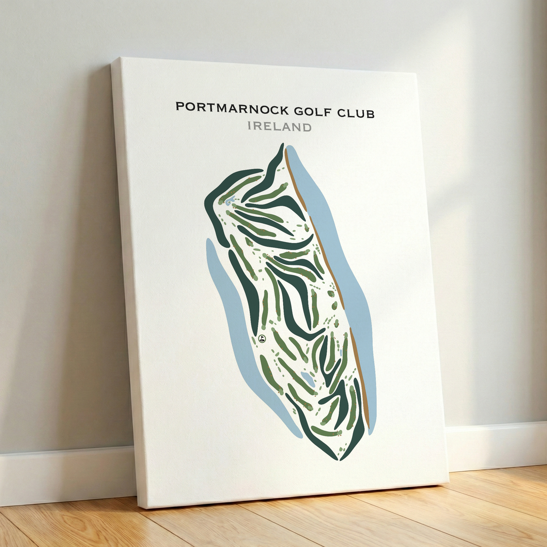 Portmarnock Golf Club, Ireland - Printed Golf Courses