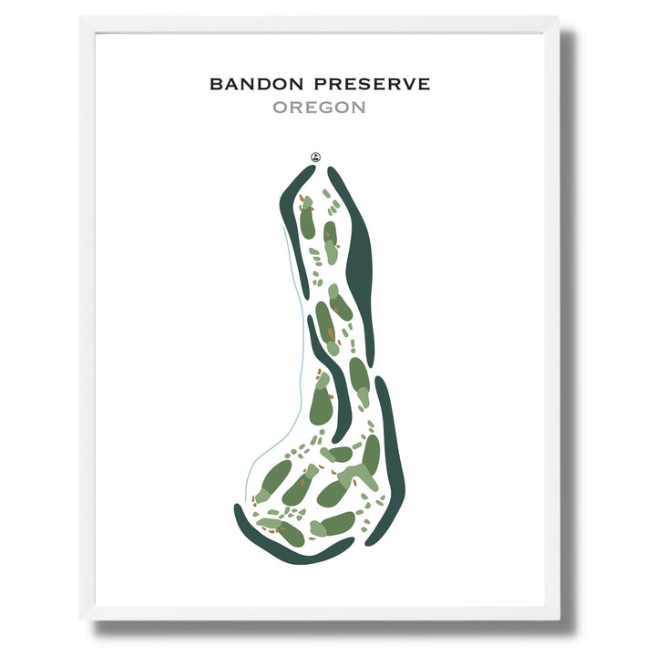 Bandon Preserve, Oregon - Printed Golf Courses