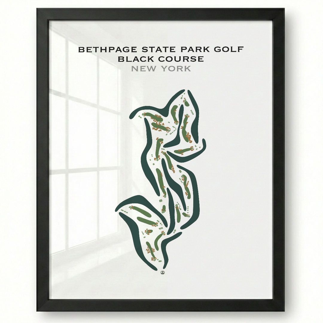 Bethpage State Park Golf, Black Course, New York - Printed Golf Courses