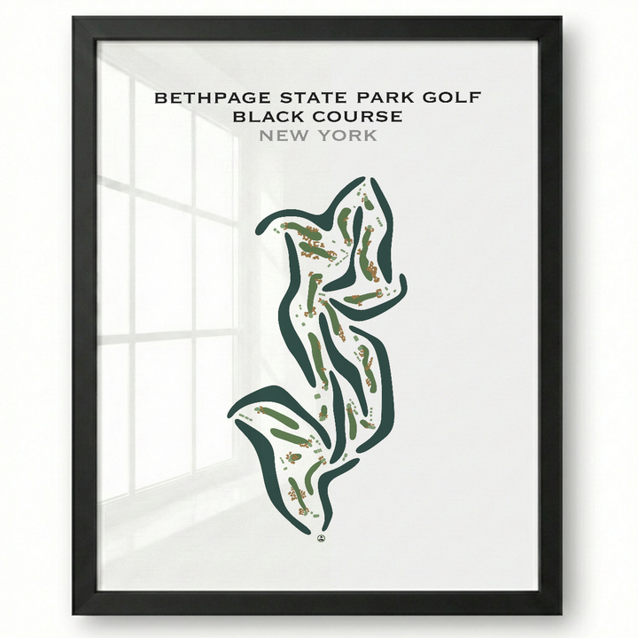 Bethpage State Park Golf, Black Course, New York - Printed Golf Courses