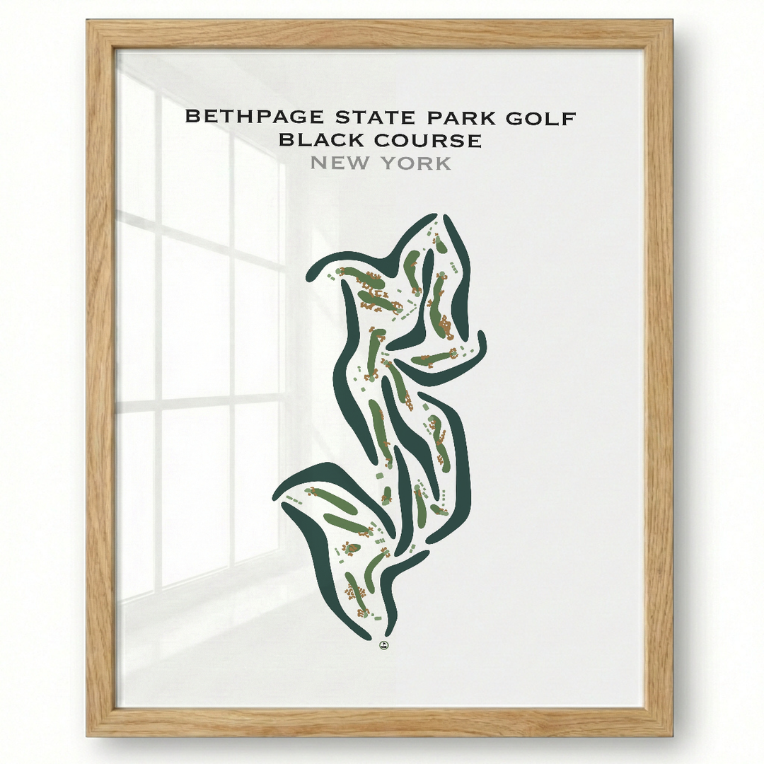 Bethpage State Park Golf, Black Course, New York - Printed Golf Courses