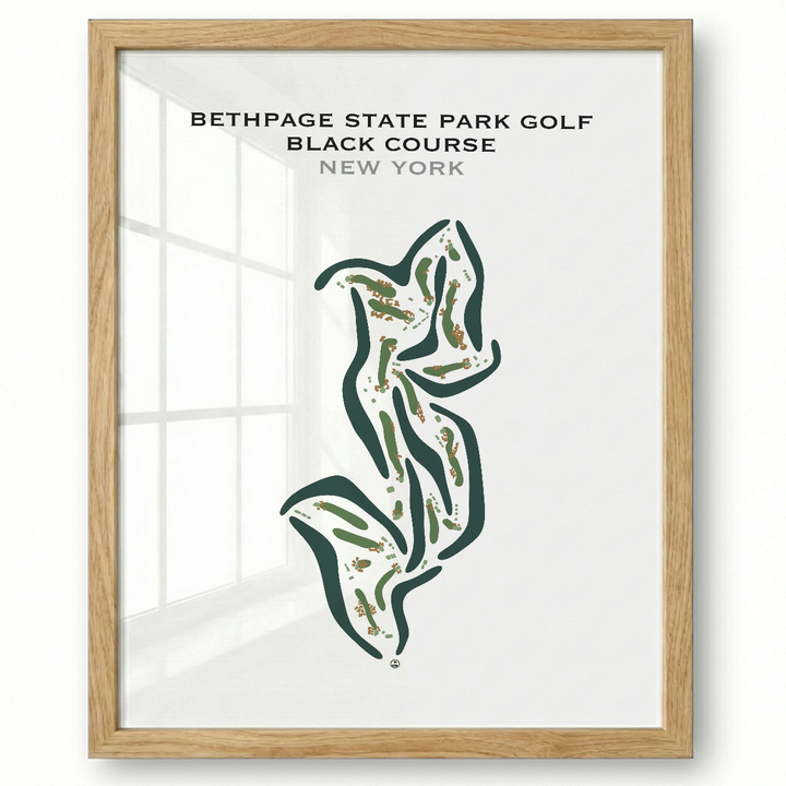 Bethpage State Park Golf, Black Course, New York - Printed Golf Courses