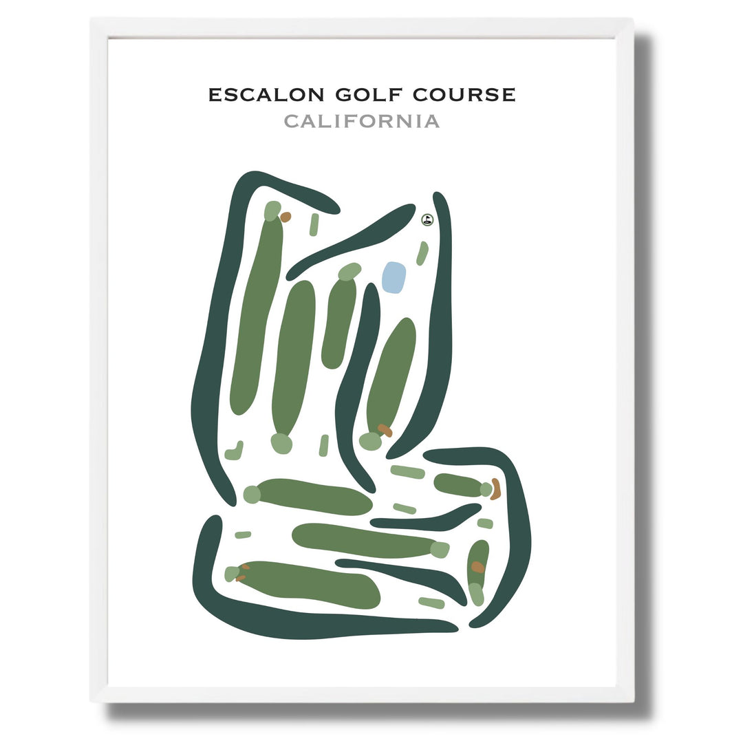 Escalon Golf Course, California - Printed Golf Courses