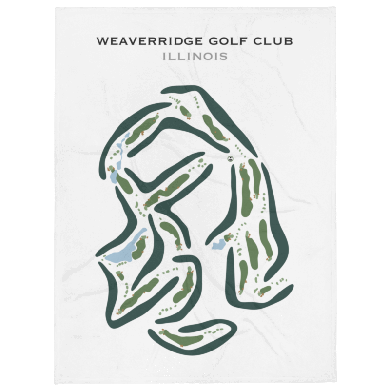 WeaverRidge Golf Club, Illinois - Printed Golf Courses