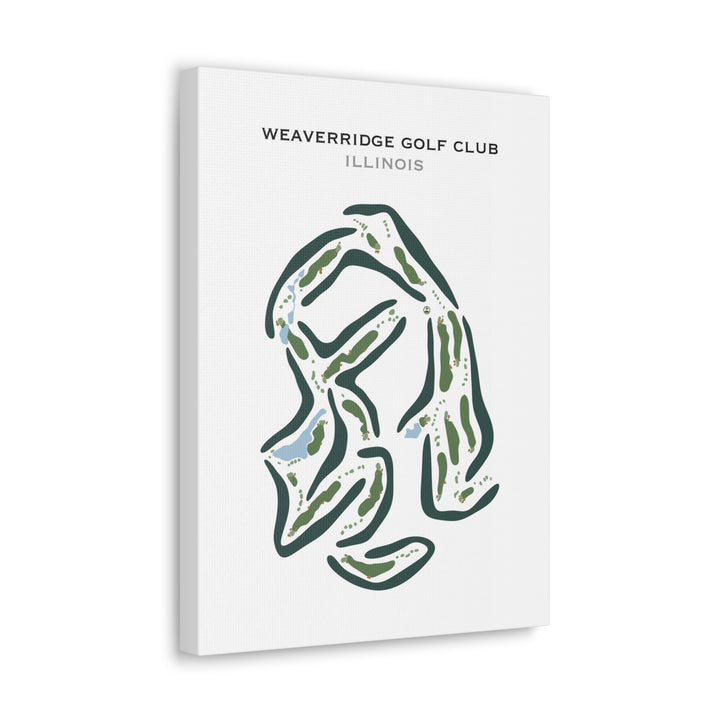 WeaverRidge Golf Club, Illinois - Printed Golf Courses