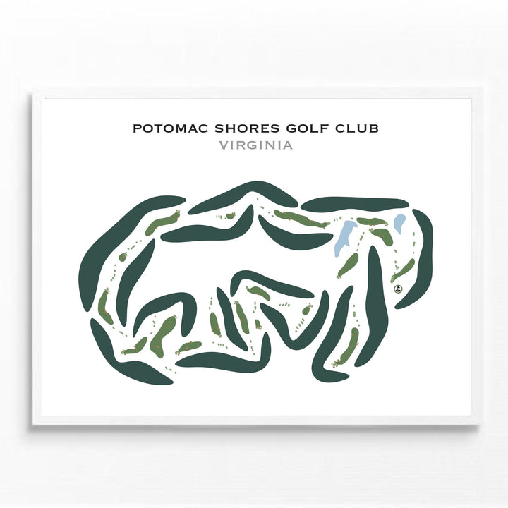 Potomac Shores Golf Club, Virginia - Printed Golf Courses