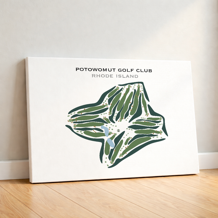 Potowomut Golf Club, Rhode Island - Printed Golf Courses