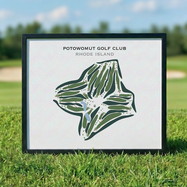 Potowomut Golf Club, Rhode Island - Printed Golf Courses
