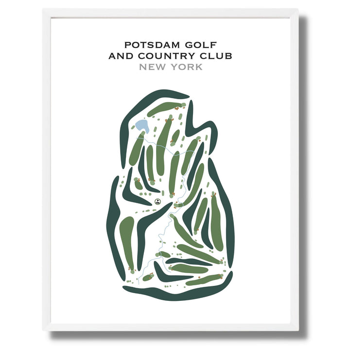 Potsdam Golf & Country Club, New York - Printed Golf Courses