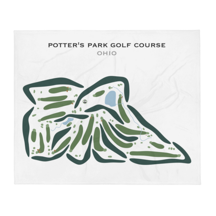 Potter's Park Golf Course, Ohio - Printed Golf Courses