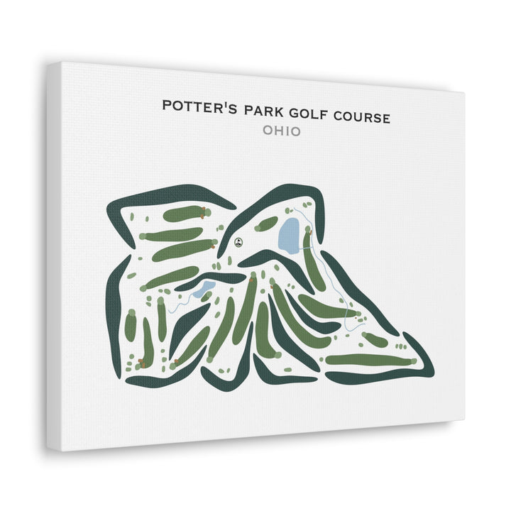 Potter's Park Golf Course, Ohio - Printed Golf Courses