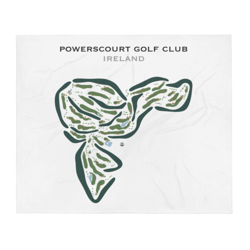 Powerscourt Golf Club, Ireland - Printed Golf Courses