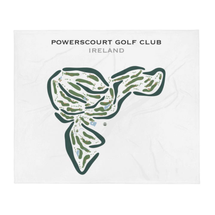 Powerscourt Golf Club, Ireland - Printed Golf Courses