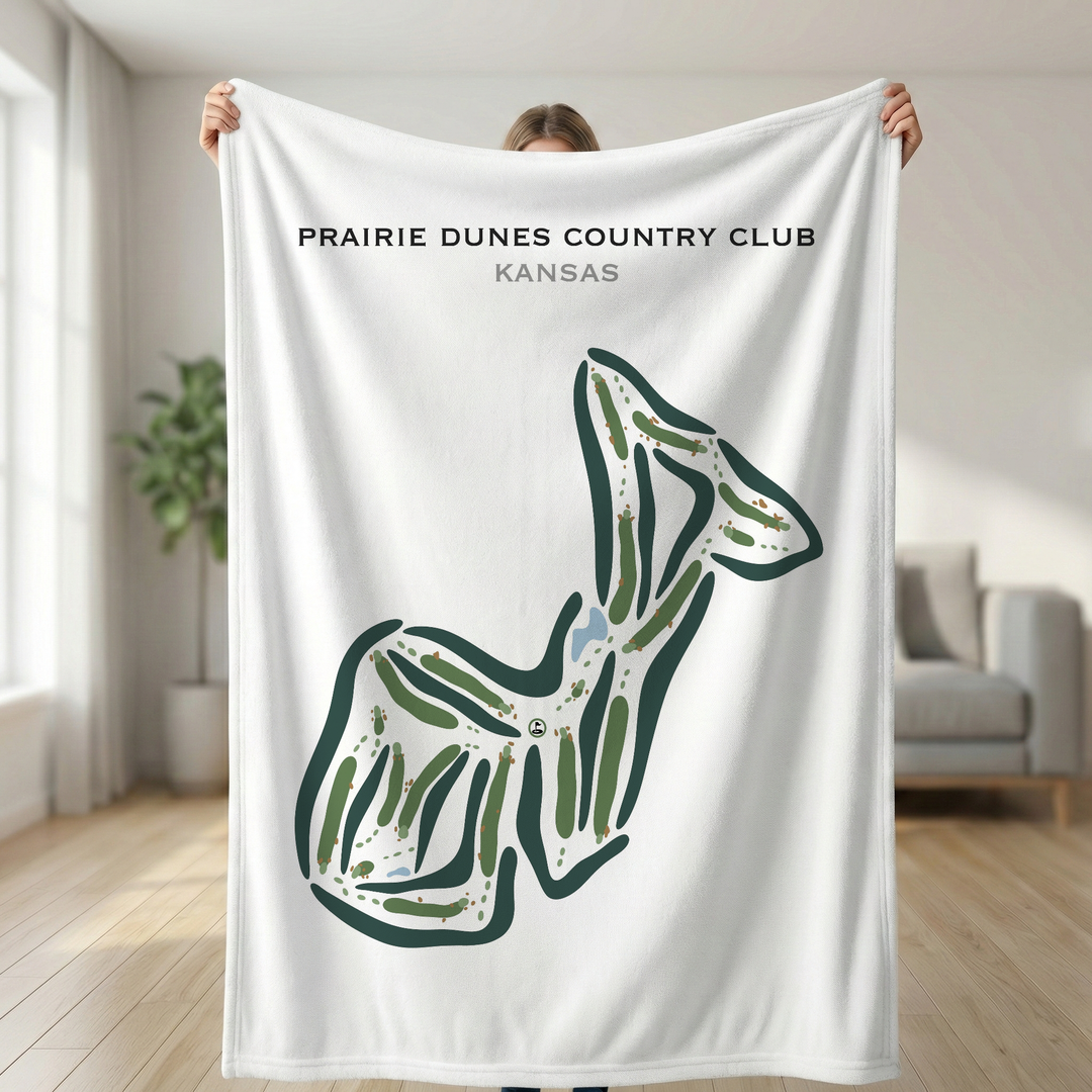 Prairie Dunes Country Club, Kansas - Printed Golf Courses