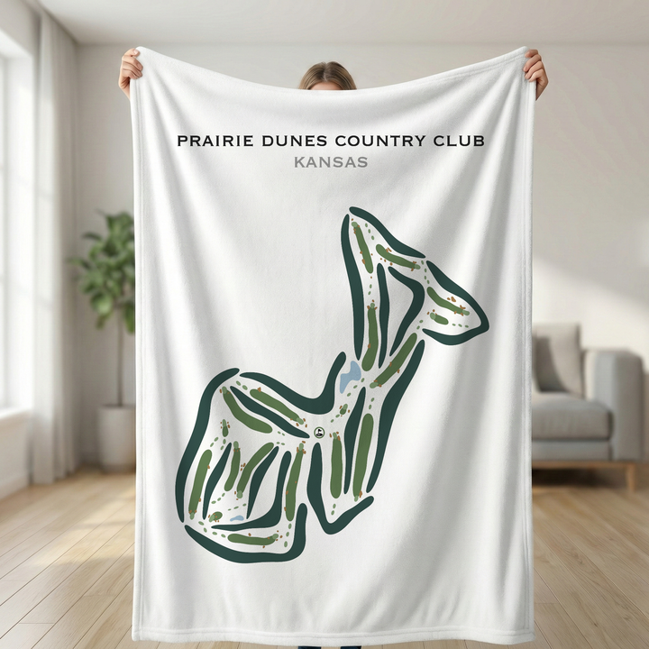 Prairie Dunes Country Club, Kansas - Printed Golf Courses