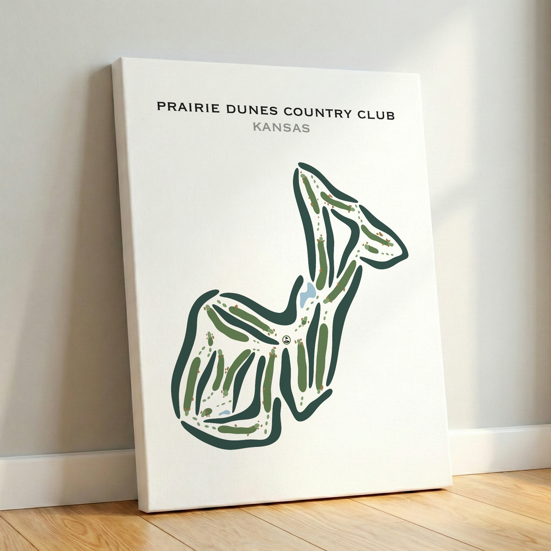 Prairie Dunes Country Club, Kansas - Printed Golf Courses