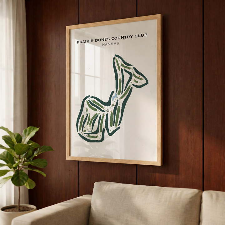 Prairie Dunes Country Club, Kansas - Printed Golf Courses