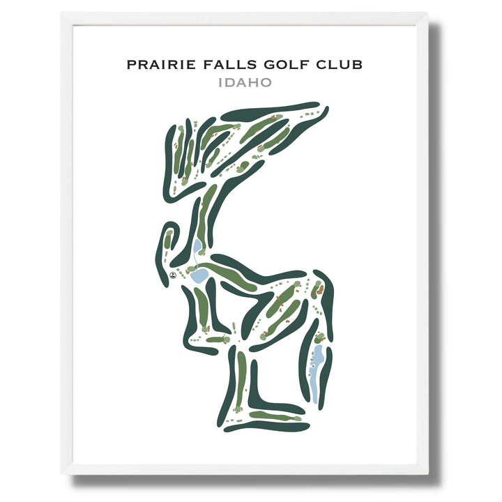 Prairie Falls Golf Club, Idaho - Printed Golf Course