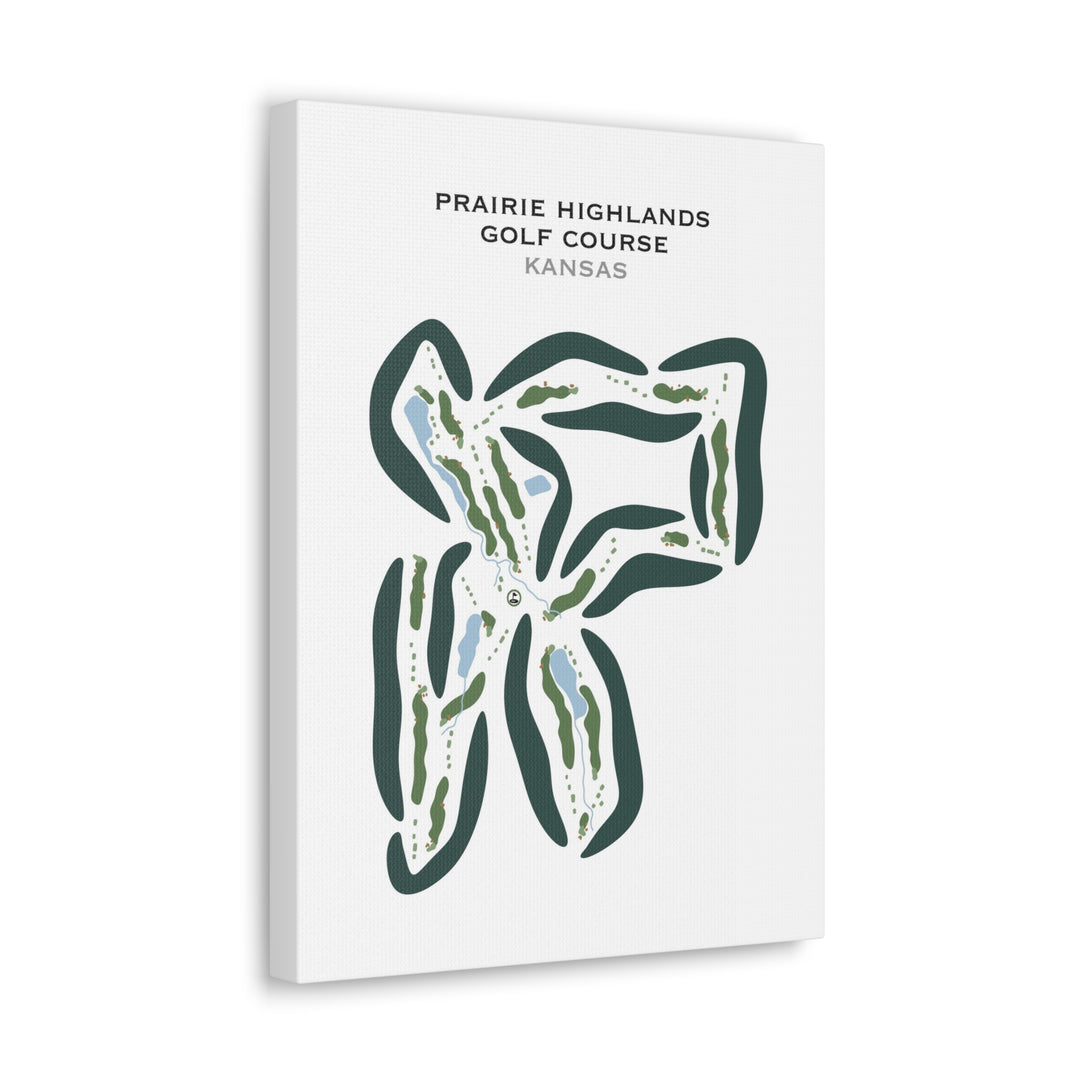 Prairie Highlands Golf Course, Kansas - Printed Golf Courses