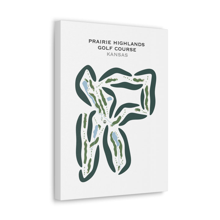 Prairie Highlands Golf Course, Kansas - Printed Golf Courses