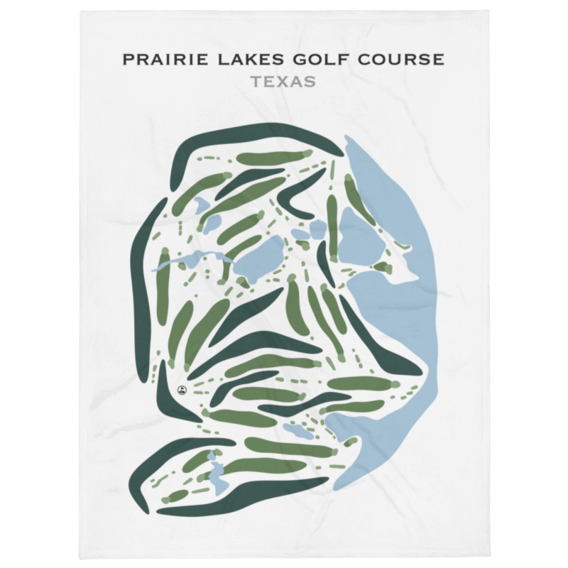 Prairie Lakes Golf Course, Texas - Printed Golf Courses