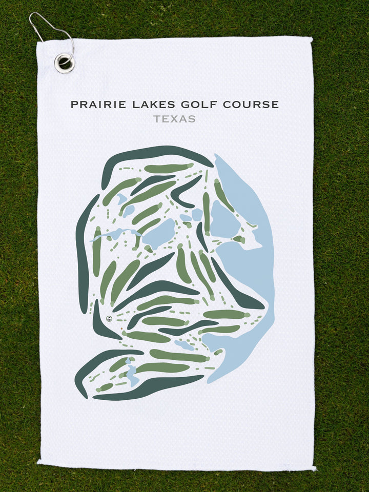 Prairie Lakes Golf Course, Texas - Printed Golf Courses