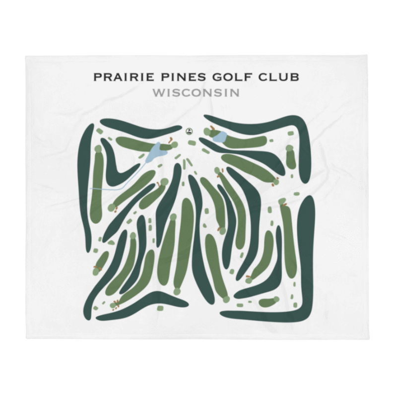 Prairie Pines Golf Club, Wisconsin - Printed Golf Course