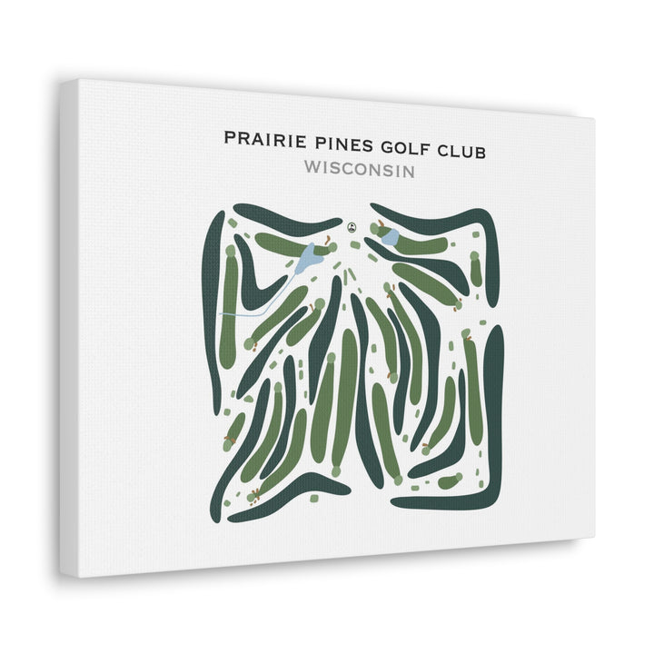 Prairie Pines Golf Club, Wisconsin - Printed Golf Course