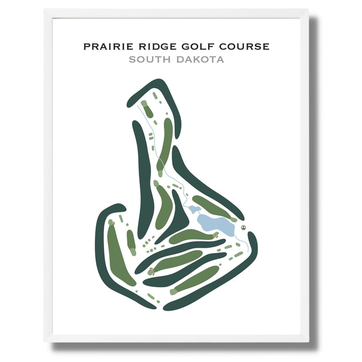 Prairie Ridge Golf Course, South Dakota - Printed Golf Courses
