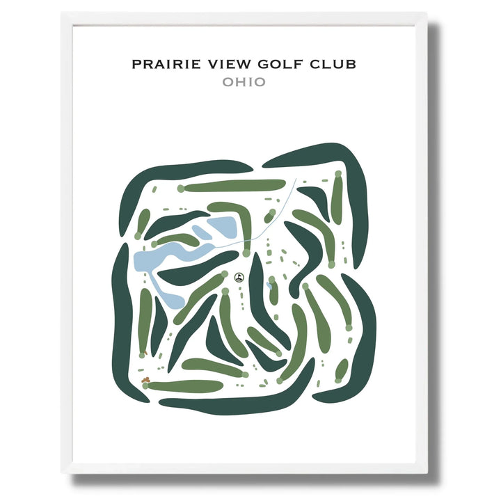 Prairie View Golf Club, Ohio - Printed Golf Courses
