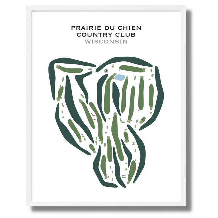 Prairie du Chien Country Club, Wisconsin - Printed Golf Courses