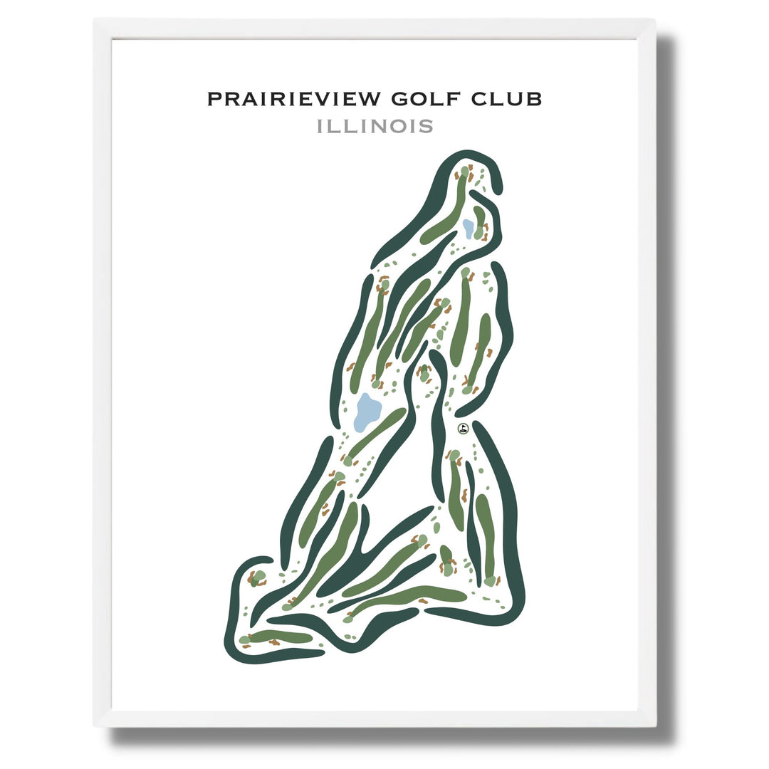 Prairie View Golf Club, Illinois - Printed Golf Courses