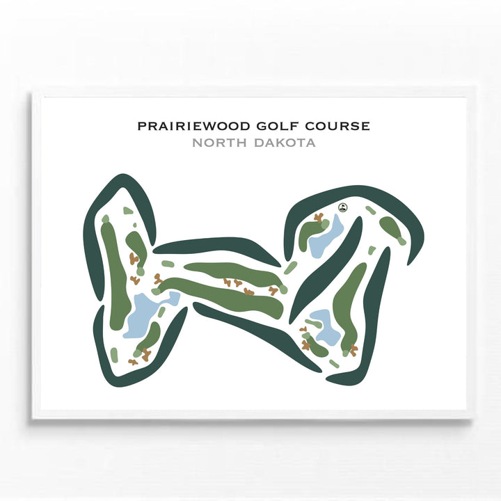 Prairiewood Golf Course, North Dakota - Printed Golf Courses